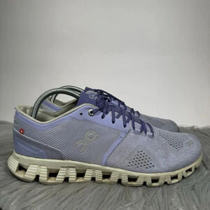 On Running Cloud X Size 10 Purple Lavender Athletic Sneakers
